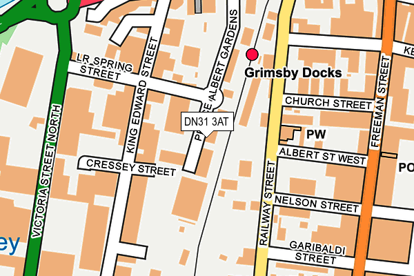 DN31 3AT map - OS OpenMap – Local (Ordnance Survey)