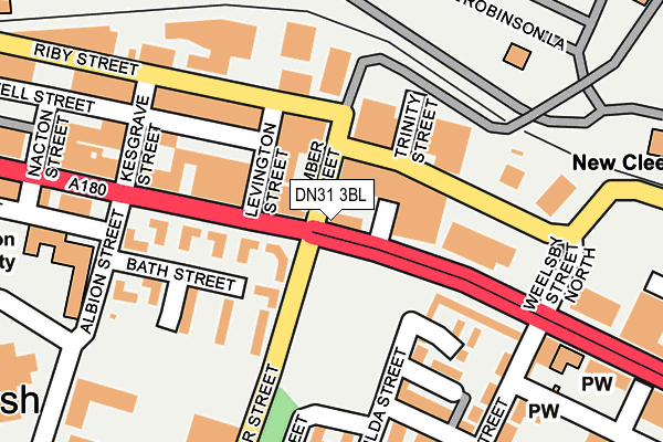 DN31 3BL map - OS OpenMap – Local (Ordnance Survey)