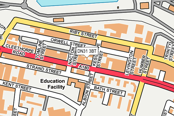 DN31 3BT map - OS OpenMap – Local (Ordnance Survey)