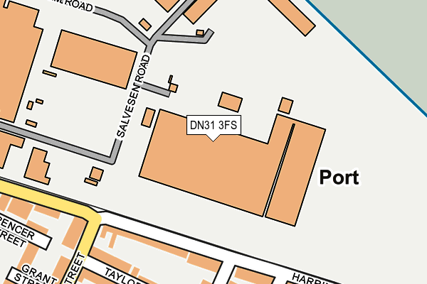 DN31 3FS map - OS OpenMap – Local (Ordnance Survey)