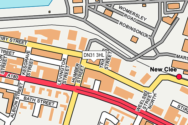 DN31 3HL map - OS OpenMap – Local (Ordnance Survey)