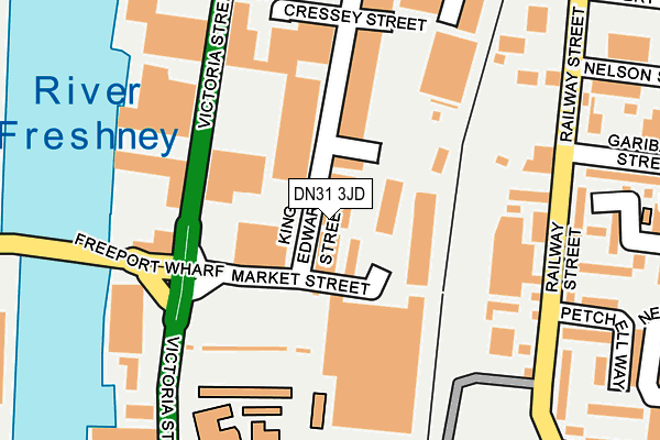 DN31 3JD map - OS OpenMap – Local (Ordnance Survey)