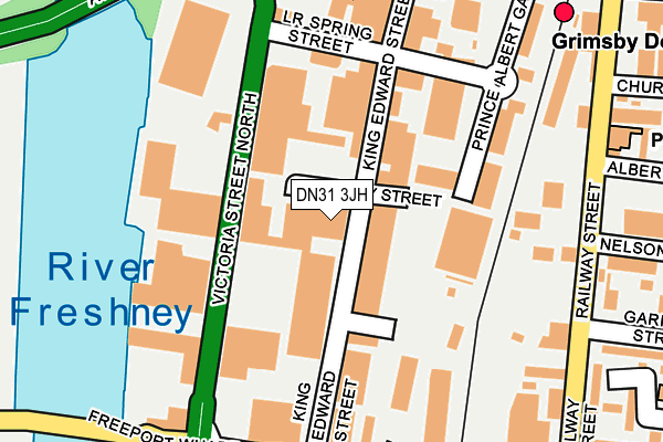 DN31 3JH map - OS OpenMap – Local (Ordnance Survey)