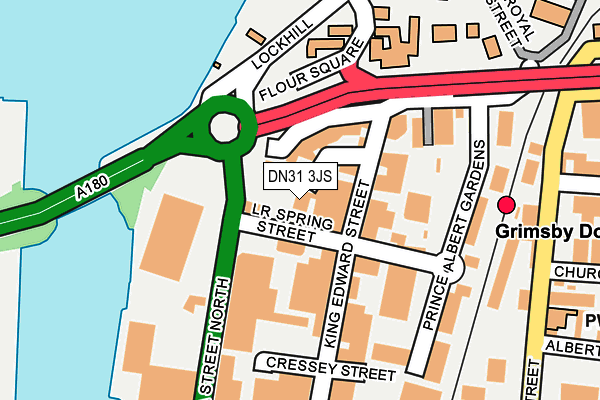 DN31 3JS map - OS OpenMap – Local (Ordnance Survey)