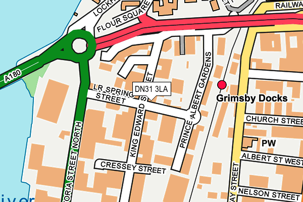 DN31 3LA map - OS OpenMap – Local (Ordnance Survey)