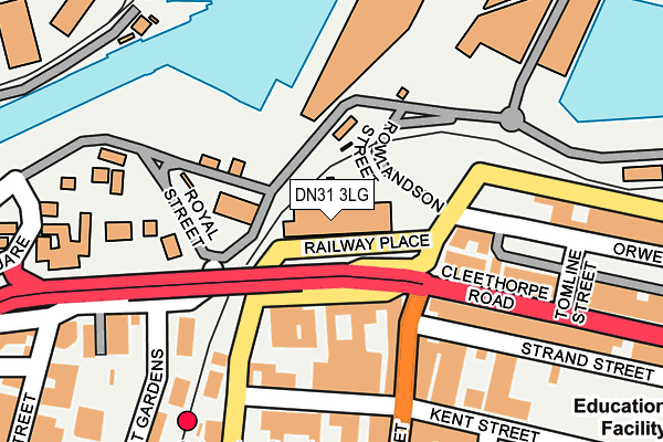 DN31 3LG map - OS OpenMap – Local (Ordnance Survey)
