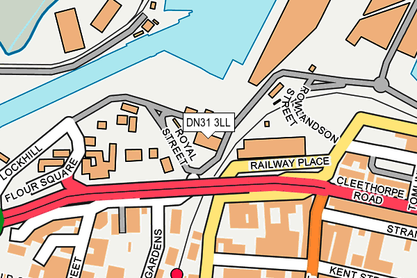 DN31 3LL map - OS OpenMap – Local (Ordnance Survey)