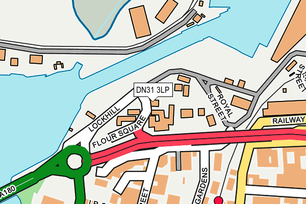 DN31 3LP map - OS OpenMap – Local (Ordnance Survey)