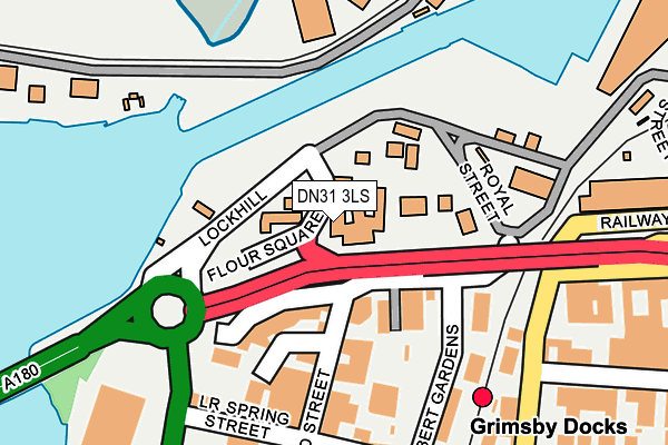DN31 3LS map - OS OpenMap – Local (Ordnance Survey)