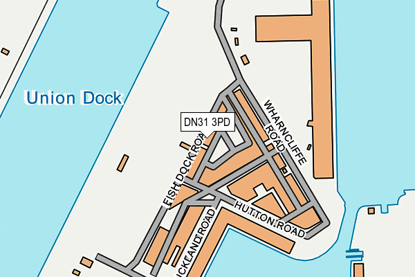 DN31 3PD map - OS OpenMap – Local (Ordnance Survey)