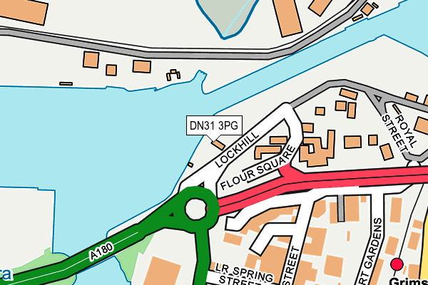 DN31 3PG map - OS OpenMap – Local (Ordnance Survey)