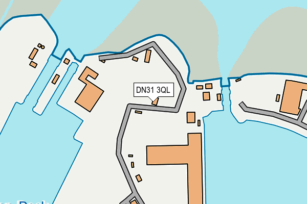 DN31 3QL map - OS OpenMap – Local (Ordnance Survey)