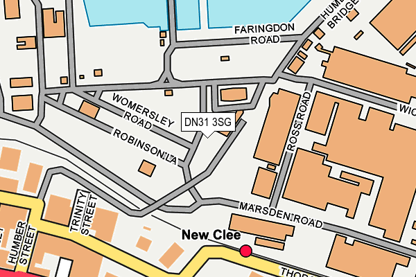 DN31 3SG map - OS OpenMap – Local (Ordnance Survey)