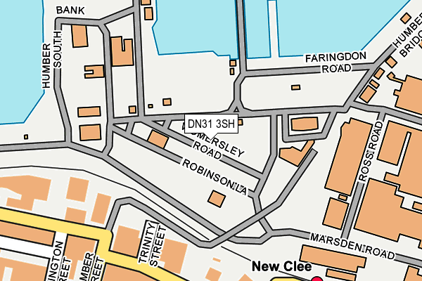 DN31 3SH map - OS OpenMap – Local (Ordnance Survey)