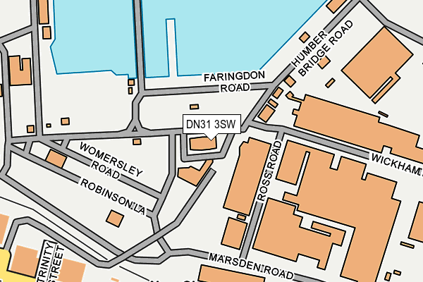 Map of YOUNGS BLUECREST PENSION TRUSTEES LIMITED at local scale