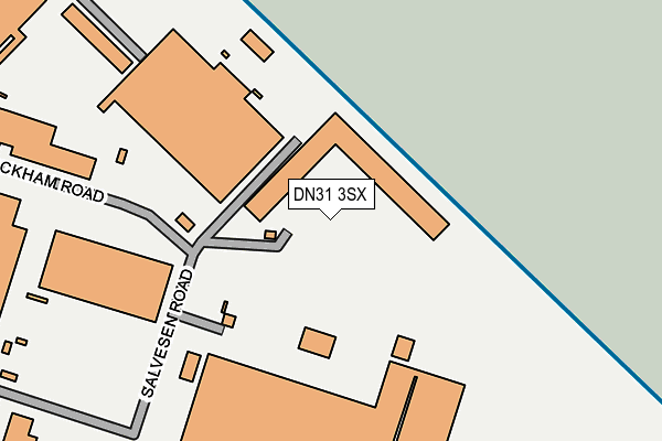 DN31 3SX map - OS OpenMap – Local (Ordnance Survey)