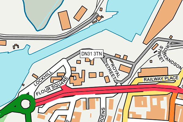 DN31 3TN map - OS OpenMap – Local (Ordnance Survey)