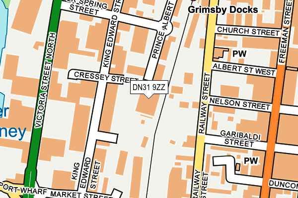 DN31 9ZZ map - OS OpenMap – Local (Ordnance Survey)