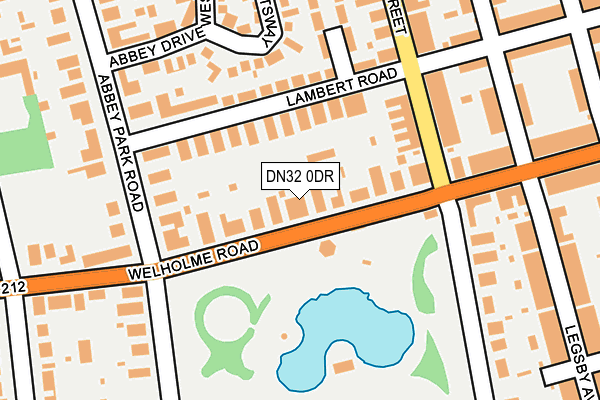 DN32 0DR map - OS OpenMap – Local (Ordnance Survey)