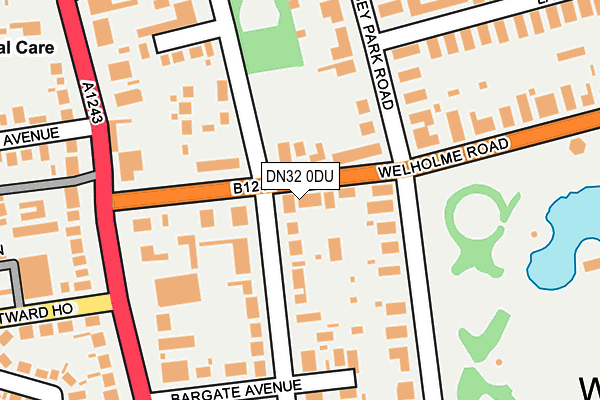 DN32 0DU map - OS OpenMap – Local (Ordnance Survey)