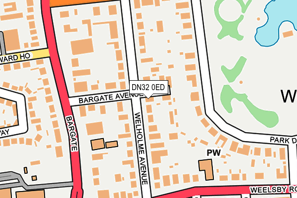 DN32 0ED map - OS OpenMap – Local (Ordnance Survey)