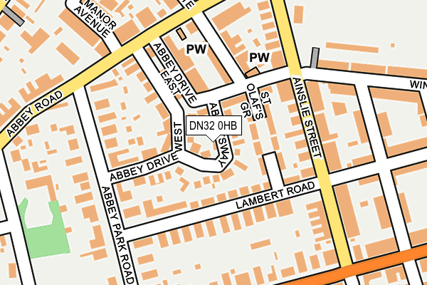DN32 0HB map - OS OpenMap – Local (Ordnance Survey)