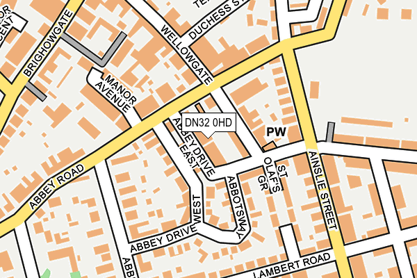 DN32 0HD map - OS OpenMap – Local (Ordnance Survey)