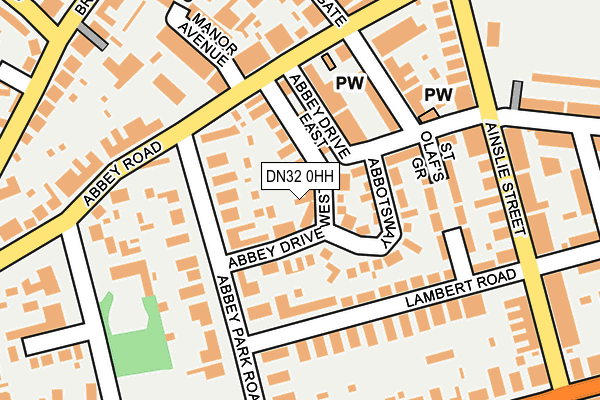 DN32 0HH map - OS OpenMap – Local (Ordnance Survey)