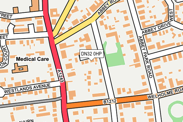 DN32 0HP map - OS OpenMap – Local (Ordnance Survey)