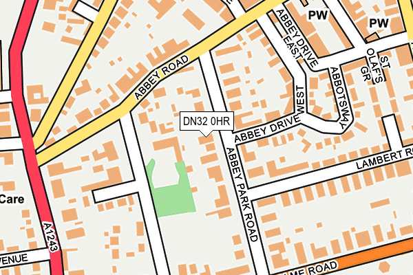 DN32 0HR map - OS OpenMap – Local (Ordnance Survey)