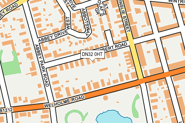 DN32 0HT map - OS OpenMap – Local (Ordnance Survey)