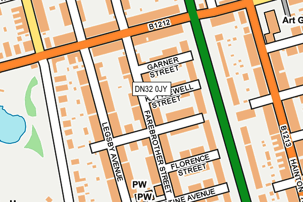 Map of FAREBROTHER STREET NEWS LIMITED at local scale
