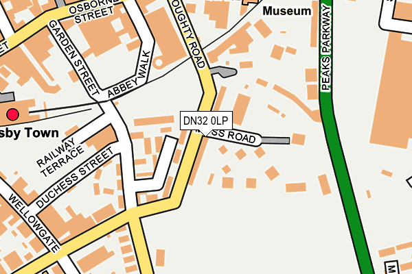 DN32 0LP map - OS OpenMap – Local (Ordnance Survey)