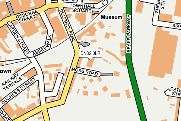 DN32 0LR map - OS OpenMap – Local (Ordnance Survey)