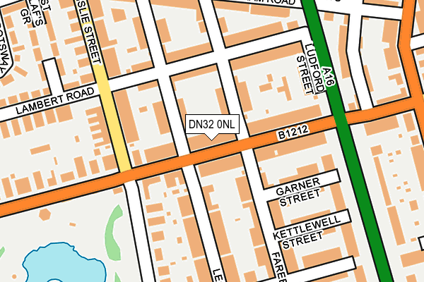 DN32 0NL map - OS OpenMap – Local (Ordnance Survey)