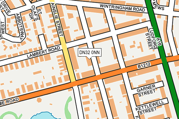 DN32 0NN map - OS OpenMap – Local (Ordnance Survey)