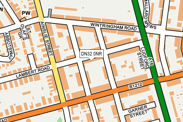 DN32 0NR map - OS OpenMap – Local (Ordnance Survey)