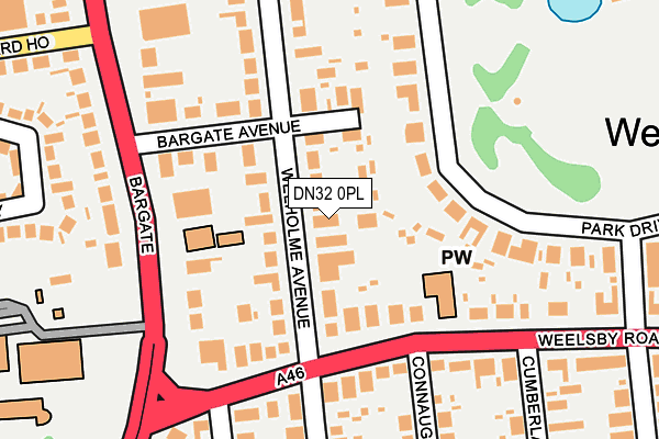 DN32 0PL map - OS OpenMap – Local (Ordnance Survey)