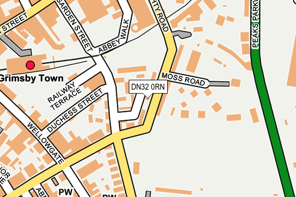 DN32 0RN map - OS OpenMap – Local (Ordnance Survey)