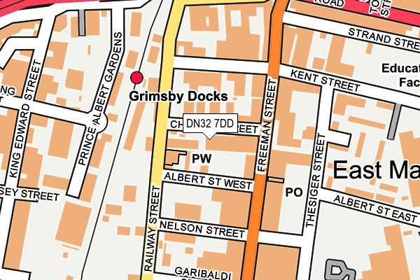 DN32 7DD map - OS OpenMap – Local (Ordnance Survey)