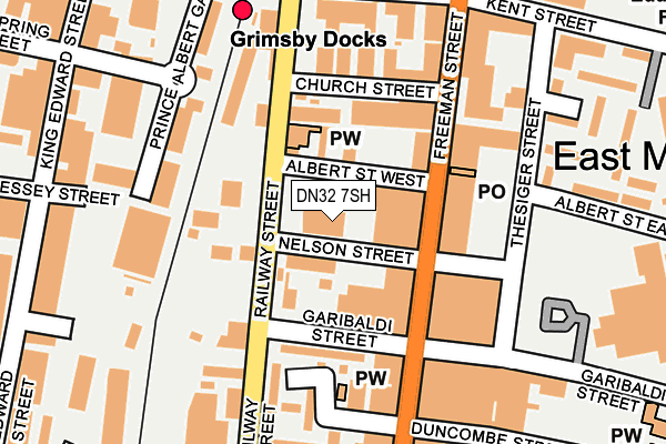 DN32 7SH map - OS OpenMap – Local (Ordnance Survey)