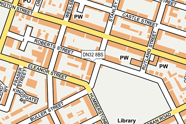 DN32 8BS map - OS OpenMap – Local (Ordnance Survey)