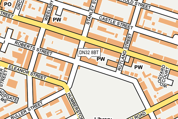 DN32 8BT map - OS OpenMap – Local (Ordnance Survey)