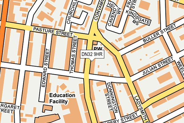 DN32 9HR map - OS OpenMap – Local (Ordnance Survey)