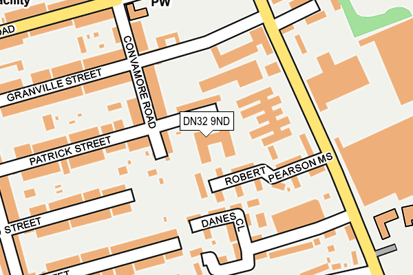 DN32 9ND map - OS OpenMap – Local (Ordnance Survey)