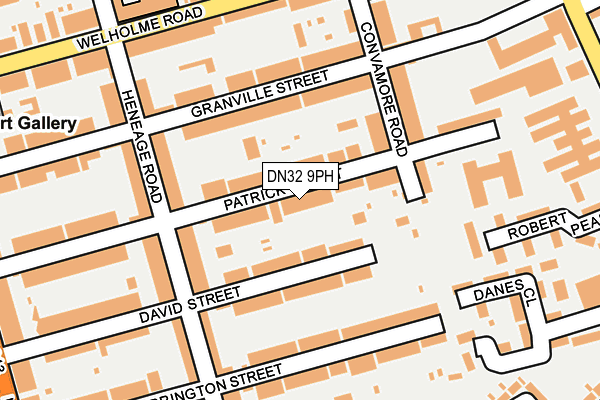DN32 9PH map - OS OpenMap – Local (Ordnance Survey)