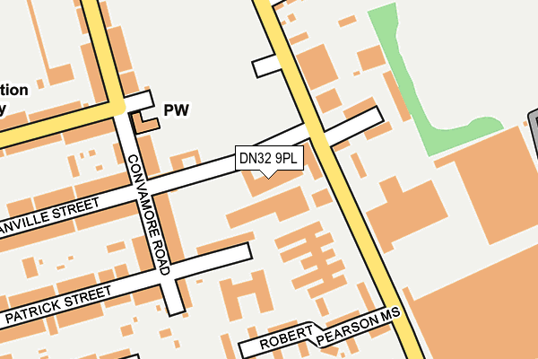 DN32 9PL map - OS OpenMap – Local (Ordnance Survey)