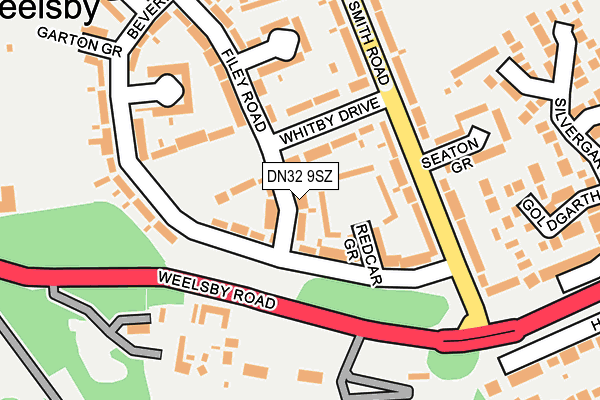 DN32 9SZ map - OS OpenMap – Local (Ordnance Survey)