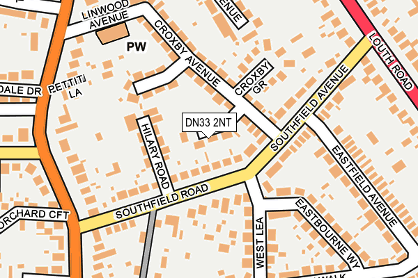 DN33 2NT map - OS OpenMap – Local (Ordnance Survey)