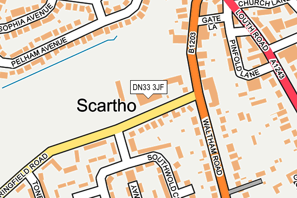 Map of SCARTHO HEALTHCARE LTD at local scale